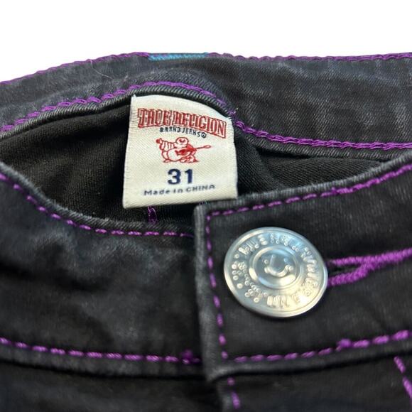 True Religion Y2K Black Curvy Skinny Jeans - Picture 7 of 8